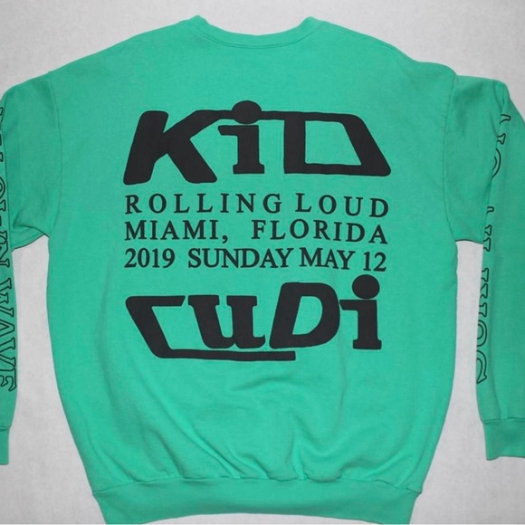 KID CUDI x CPFM SWIM IN THE LIGHT CREWNECK SWEATER ROLLING LOUD MERCH SIZE XL - Picture 2 of 4